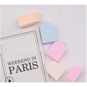 小房子親水性非乳膠粉撲貼牌定制代加工