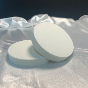 白色 圓形粉撲OEM代加工