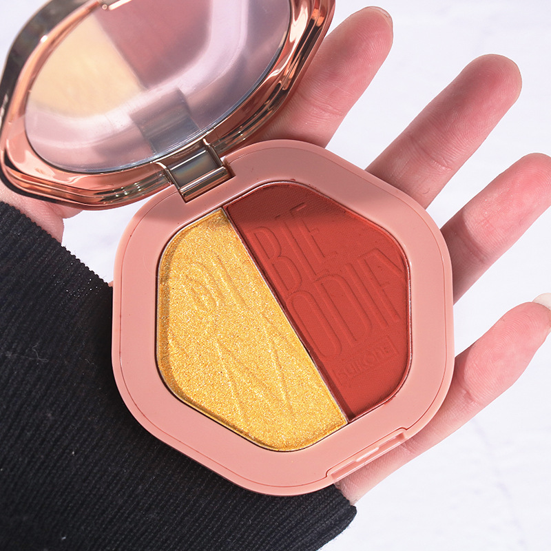 蘇卡娜G104雙色修容腮紅OEM/ODM定制代加工