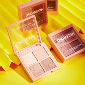 黛港顏迷你四色眼影盤代加工貼牌OEM/ODM