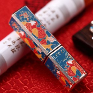 莉茲故宮金邊中國風口紅貼牌OEM/ODM