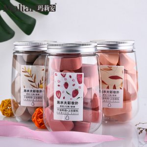 瑪莉安 15粒糖果罐裝草莓粉撲可OEM/ODM代工