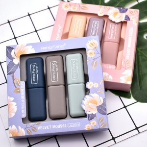 恒芳莫蘭迪色絲絨霧面啞光口紅套裝代加工貼牌OEM/ODM