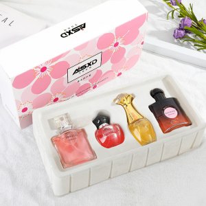 艾詩軒黛花果香調新款女士四件套香水禮盒套裝貼牌定制代加工