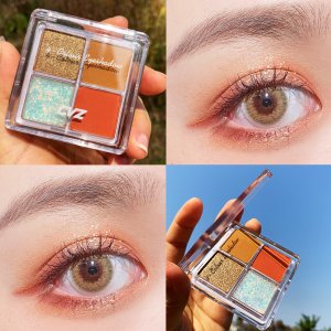 CVZ隨心組合四色眼影盤貼牌定制代加工