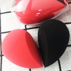 美妝粉撲心型海綿撲干濕OEM代加工