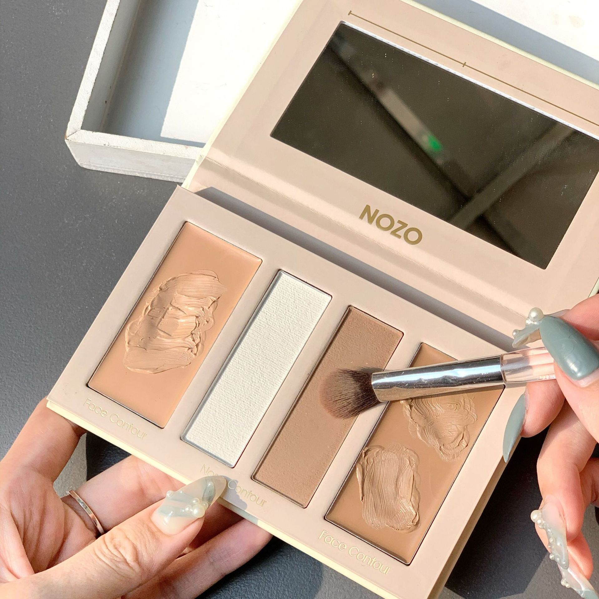 NOZO高光修容盤貼牌定制代加工