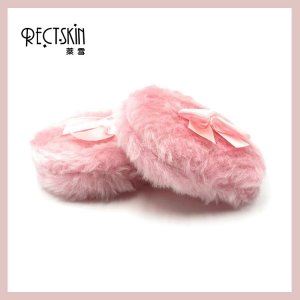 粉色蝴蝶結散粉干粉撲貼牌OEM/ODM