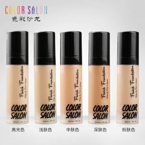 色彩沙龍專業彩妝柔亮粉底液