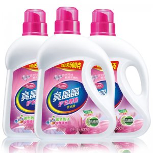 亮晶晶護(hù)色增艷洗衣液