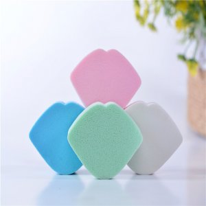 乳膠化妝棉 干濕兩用唇形化妝粉撲OEM代加工