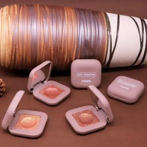 novo莫蘭迪月光麻薯珠光單色眼影OEM代加工