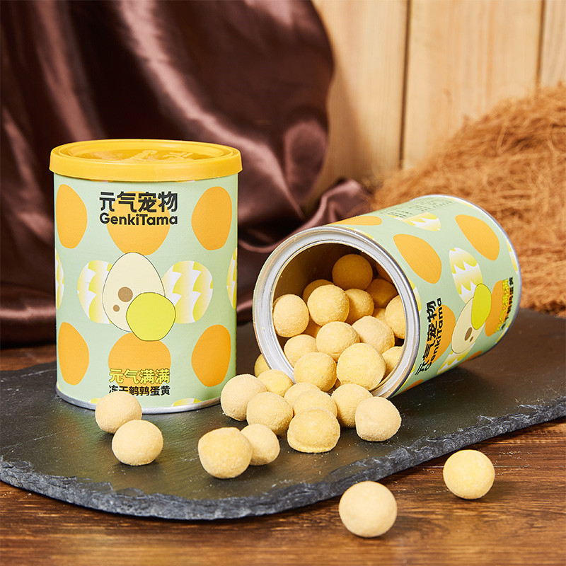 元氣滿滿寵物鵪鶉蛋黃凍干貼牌OEM/ODM