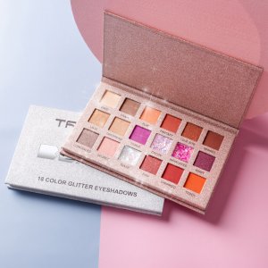 Treeceng雀臣18色沙漠星空眼影盤貼牌定制代加工