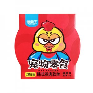 信明天韓式雞肉鴨肉軟絲貓零食OEM代加工