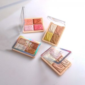 啞光眼影盤4色貼牌OEM/ODM