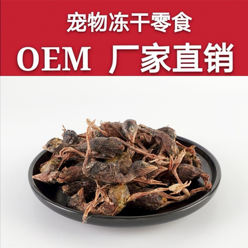 凍干鵪鶉狗咬膠貓咪凍干零食鵪鶉寵物零食可OEM/ODM代工