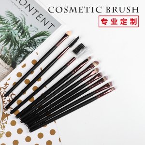 10個化妝刷貼牌定制代加工