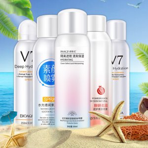 泊泉雅v7補(bǔ)水噴霧 清爽保濕隔離噴霧OEM/ODM定制代加工