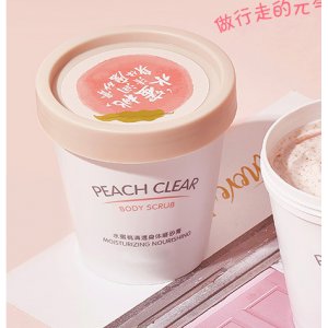 水蜜桃身體磨砂膏代加工貼牌OEM/ODM