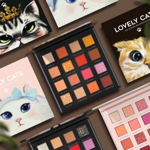 貓咪16色眼影盤可OEM/ODM代工