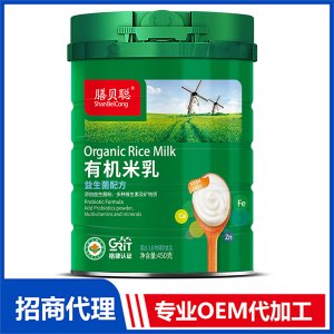 有機米乳（益生菌配方）450聽代加工貼牌OEM/ODM
