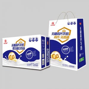 吉慶同福無糖高鈣牛奶1x20盒標箱OEM代加工