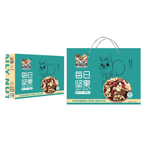 走進松鼠經典食品（河南）有限公司松鼠經典每日堅果禮盒oem代加工全產業鏈一站式代工工廠