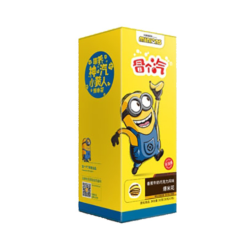 冒個汽香蕉牛奶巧克力風味爆米花貼牌代加工-冒個汽香蕉牛奶巧克力風味爆米花oem代加工生產基地