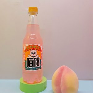 喵桃汽水（桃子味）480mlOEM代加工