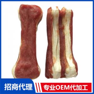 寵物4寸壓骨鴨肉三明治代加工貼牌OEM/ODM