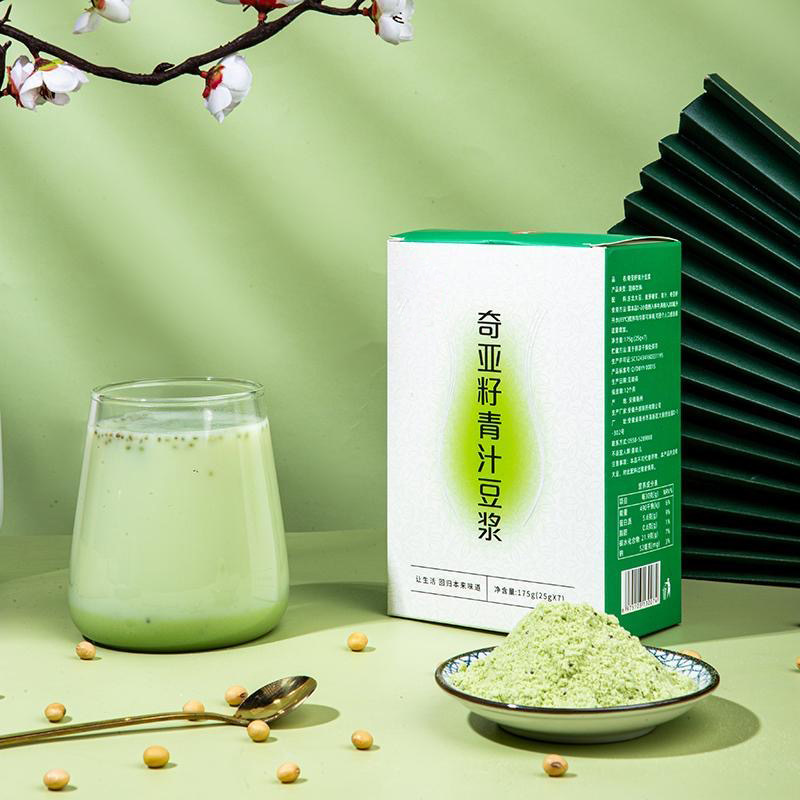 奇亞籽青汁豆漿代加工貼牌,解決您的后顧之憂