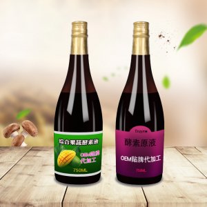 綜合蔬果酵素原液720ML貼牌定制 純菌發酵益生菌酵素液臺灣酵素國內分裝源頭工