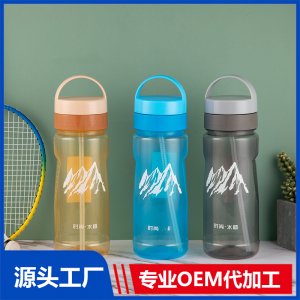 時尚水杯吸管水壺大含量多規格顏色多樣水杯OEM代加工