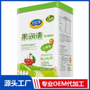 果潤清固體飲料鐵盒裝OEM/ODM貼牌代工