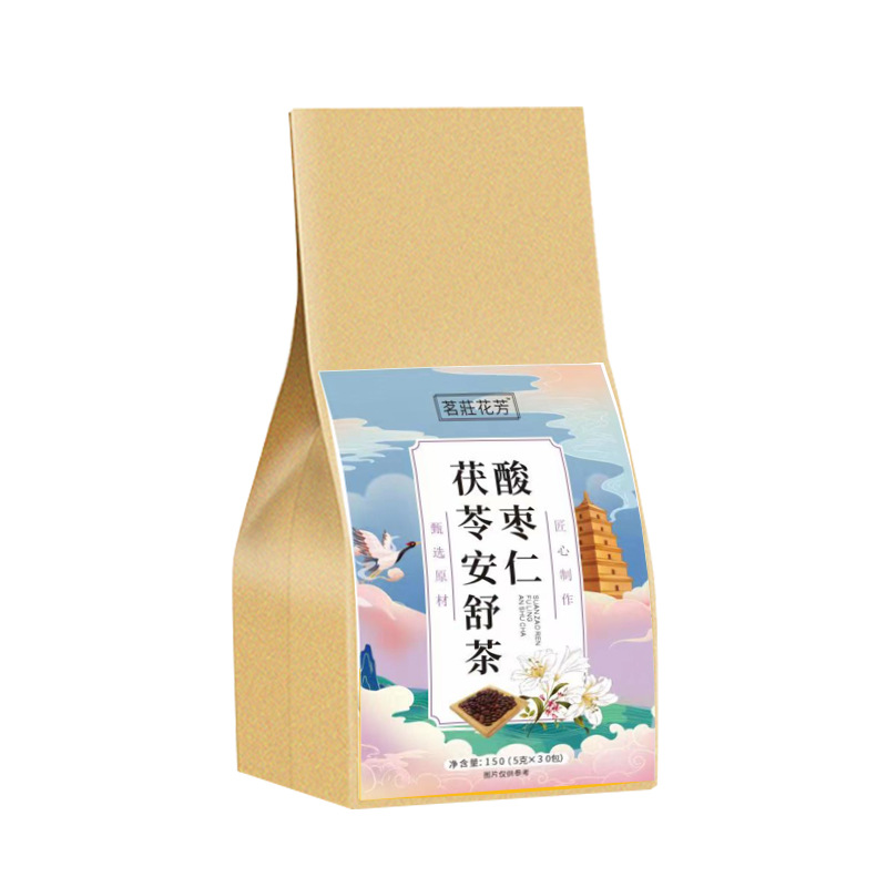 酸棗仁茯苓安舒茶貼牌代加工,加工流程您了解嗎?