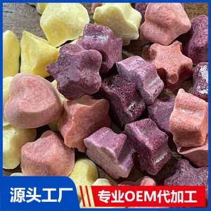 水果溶豆OEM/ODM兒童零食貼牌代工口味造型定制