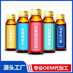 火麻仁藥食同源酵素飲品加工山藥黃精復合植物飲品委托生產工廠