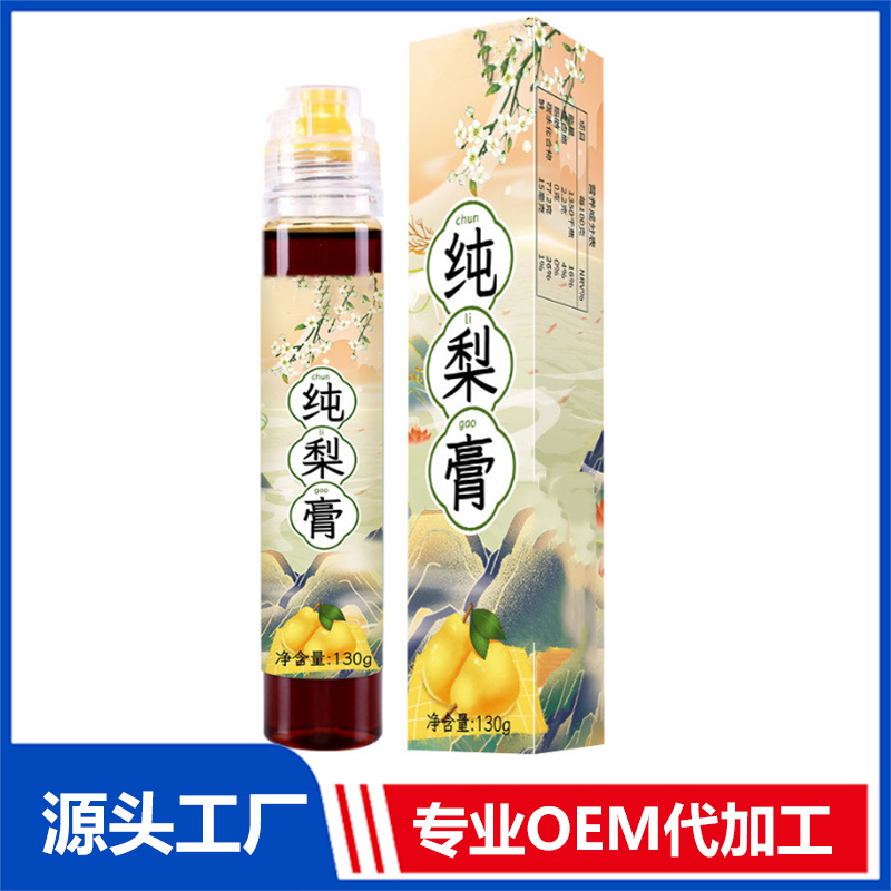 膏滋oem加工 雪蓮蛹蟲(chóng)草植物袋裝膏劑代加工枇杷純梨膏方貼牌廠(chǎng)家