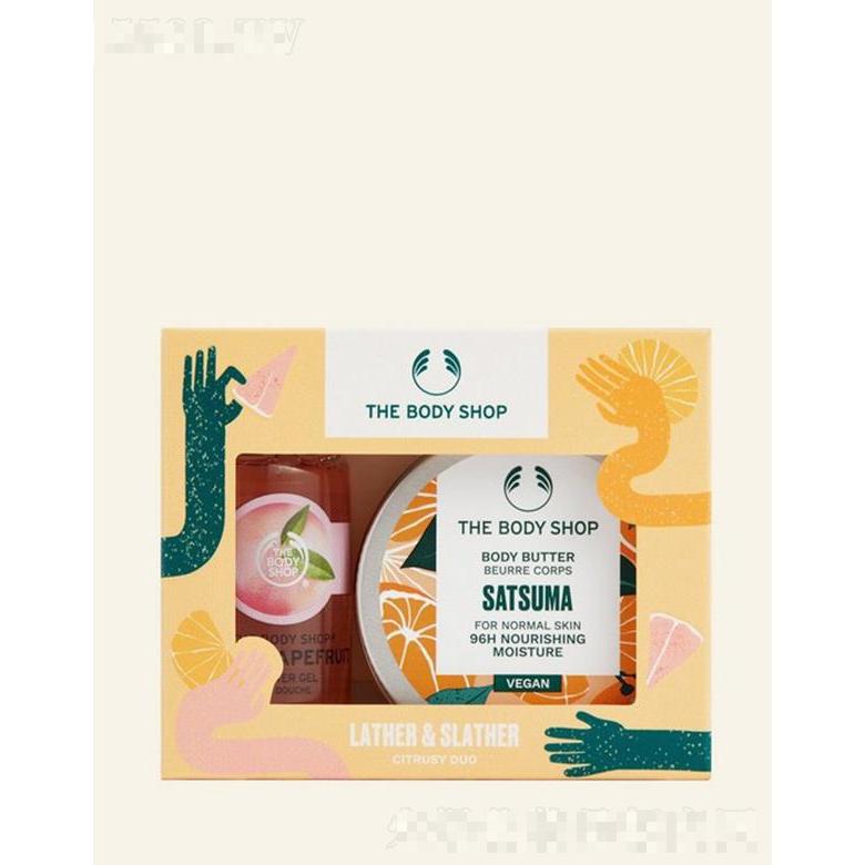 美體小鋪迷你身體護理套裝 - 蜜柑 & 粉紅西柚