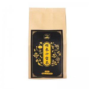 牛皮紙袋裝雄參十寶茶養生茶OEM代加工