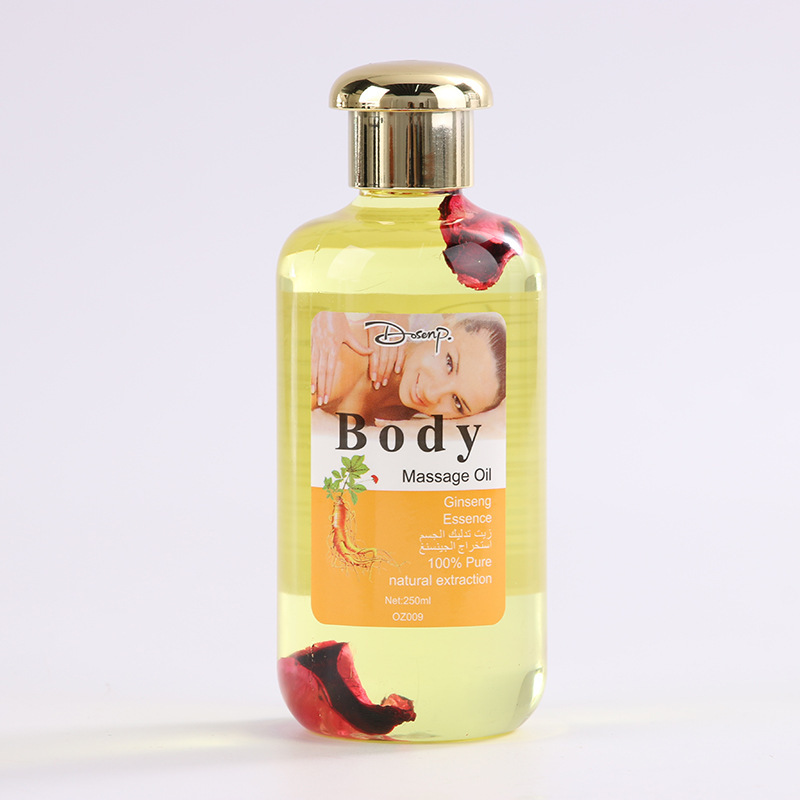 外貿玫瑰肩頸按摩精油 補水濕潤橄欖植物護膚 推背滋潤護理精華液OEM代加工