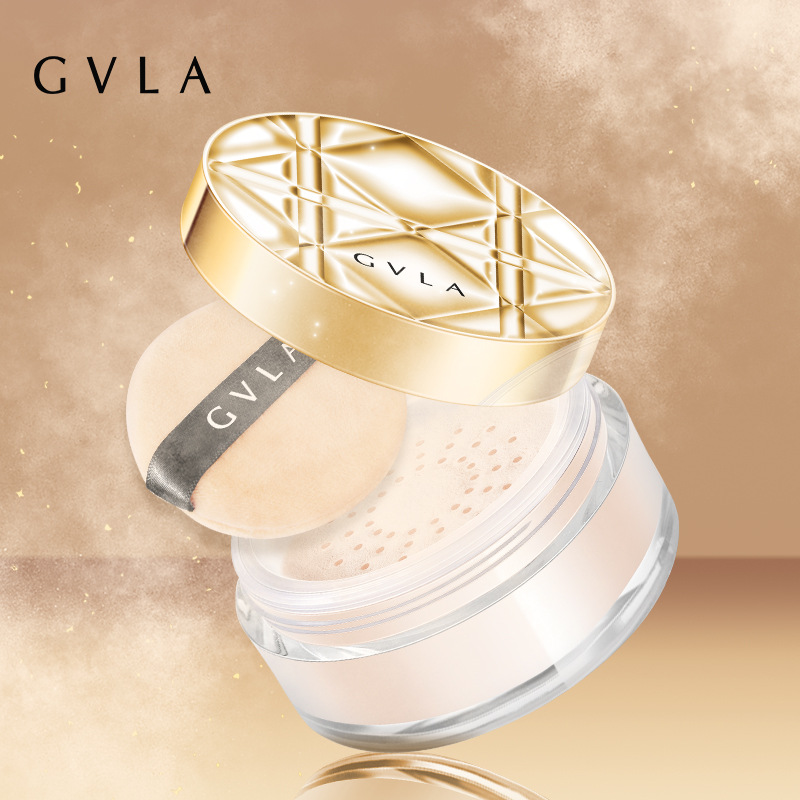 歌維拉輕舞絲絨控油定妝粉啞光提亮膚色遮瑕持久防水防汗蜜粉代發OEM代加工