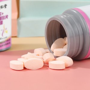 南京同仁堂維生素C+維生素E+煙酸片亮白膚美糖果oem代加工