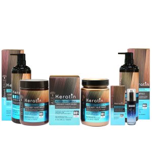 外單keratin頭發(fā)護理角蛋白多效清潔洗發(fā)水oem代加工