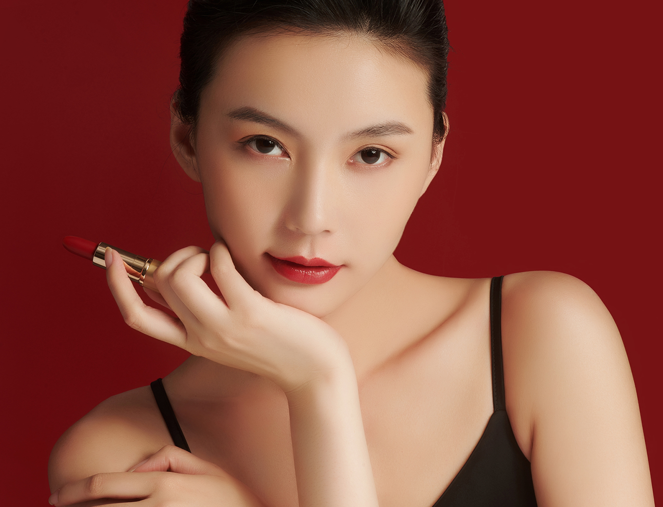 蜜植素溢彩緞光口紅OEM代加工