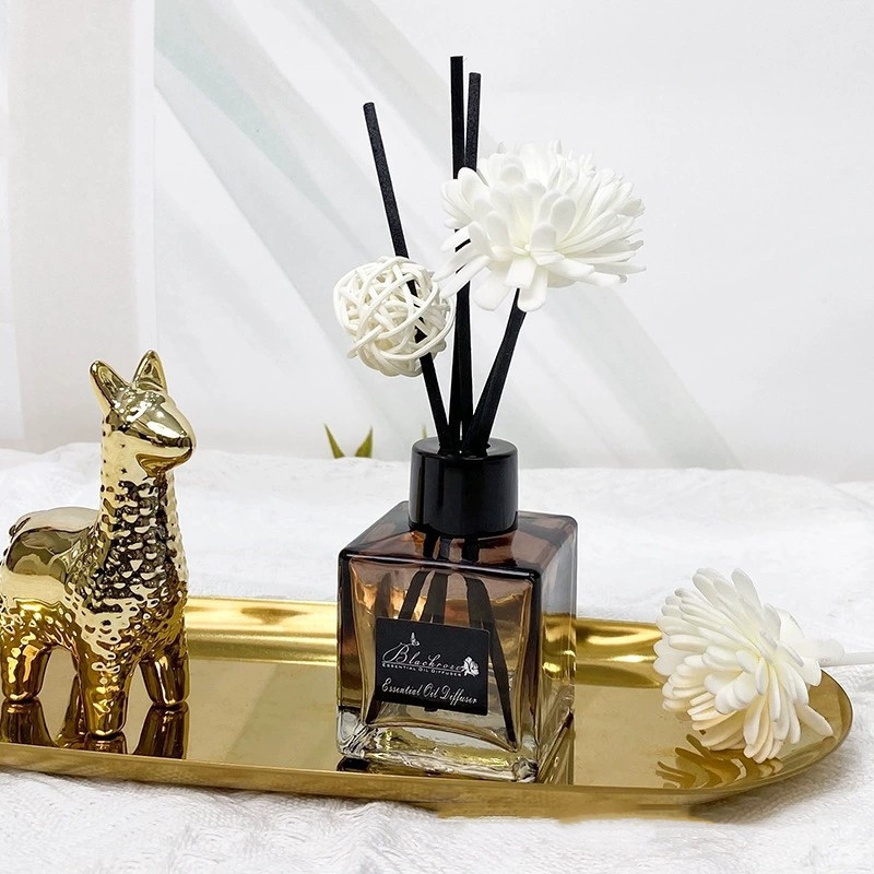 ins風漸變色小方瓶家用無火香薰OEM代工廠