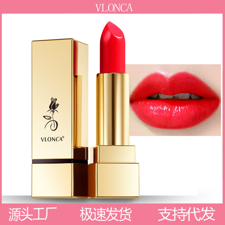 薇羅尼卡小金管不易暈染口紅潤(rùn)唇溫變色唇膏OEM代工廠(chǎng)