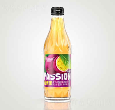 百香果復合乳酸菌果汁飲料300gOEM代加工