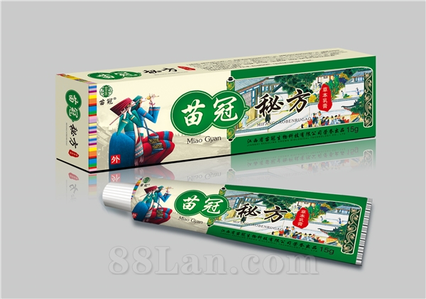 苗冠秘方抑菌乳膏OEM代加工